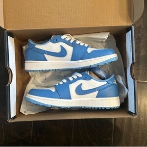 nike golf dunks- unc blue
